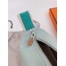 Hermes Bride-a-Brac Large Case in Light Green Canvas