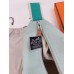 Hermes Bride-a-Brac Large Case in Light Green Canvas