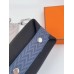 Hermes Bride-a-Brac Large Case in Black Canvas with Zigzag Motifs