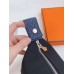 Hermes Bride-a-Brac Large Case in Black Canvas with Zigzag Motifs