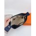 Hermes Bride-a-Brac Large Case in Black Canvas with Zigzag Motifs