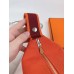 Hermes Bride-a-Brac Large Case in Orange Canvas