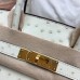 Hermes Birkin 30 Handmade Bag In Beton Ostrich Skin