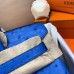 Hermes Birkin 30 Handmade Bag In Blue Ostrich Skin