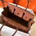 Hermes Birkin 30 Handmade Bag In Brown Ostrich Skin