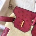 Hermes Birkin 30 Handmade Bag In Ruby Ostrich Skin