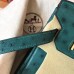 Hermes Birkin 30 Handmade Bag In Green Ostrich Skin