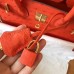 Hermes Birkin 30 Handmade Bag In Orange Ostrich Skin