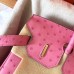 Hermes Birkin 30 Handmade Bag In Pink Ostrich Skin