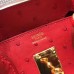 Hermes Birkin 30 Handmade Bag In Red Ostrich Skin