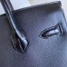 Hermes Touch Birkin 30 Bag In Black Shiny Niloticus Crocodile Skin