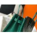Hermes Birkin 30cm Bag In Green Embossed Crocodile Leather