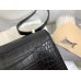 Hermes Constance 18 Handmade Bag In Black Alligator Crocodile Skin