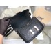 Hermes Constance 18 Handmade Bag In Black Alligator Crocodile Skin
