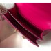 Hermes Constance 18 Handmade Bag In Rose Red Embossed Crocodile
