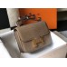 Hermes Constance 18 Handmade Bag In Taupe Embossed Crocodile