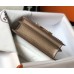 Hermes Constance 18 Handmade Bag In Taupe Embossed Crocodile