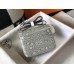 Hermes Constance 18 Handmade Bag In Ombre Embossed Natural Lizard
