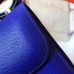 Hermes Constance 18 Handmade Bag In Blue Electric Epsom Leather