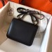Hermes Constance 18 Handmade Bag In Black Epsom Leather