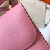 Hermes Constance 18 Handmade Bag In Pink Epsom Leather