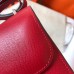 Hermes Constance 18 Handmade Bag In Red Epsom Leather