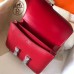 Hermes Constance 18 Handmade Bag In Red Epsom Leather