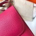 Hermes Constance 18 Handmade Bag In Rose Red Epsom Leather
