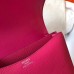 Hermes Constance 18 Handmade Bag In Rose Red Epsom Leather