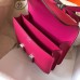 Hermes Constance 18 Handmade Bag In Rose Red Epsom Leather
