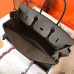 Hermes Birkin 35 Handmade Bag In Ardoise Clemence Leather