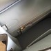 Hermes Birkin 35 Handmade Bag In Blue Lin Clemence Leather