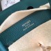 Hermes Birkin 35 Handmade Bag In Malachite Clemence Leather