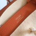 Hermes Birkin 35 Handmade Bag In Orange Clemence Leather