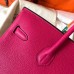 Hermes Birkin 35 Handmade Bag In Peach  Clemence Leather