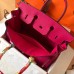 Hermes Birkin 35 Handmade Bag In Peach  Clemence Leather