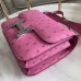 Hermes Constance 18 Handmade Bag In Pink Ostrich Leather