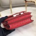 Hermes Constance 18 Handmade Bag In Red Ostrich Leather