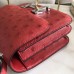 Hermes Constance 18 Handmade Bag In Red Ostrich Leather