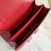 Hermes Constance 18 Handmade Bag In Red Ostrich Leather