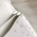 Hermes Constance 18 Handmade Bag In White Ostrich Leather