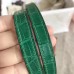 Hermes Constance 24 Handmade Bag In Green Niloticus Crocodile