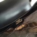 Hermes Constance 24 Handmade Bag In Black Niloticus Crocodile