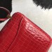 Hermes Constance 24 Handmade Bag In Braise Niloticus Crocodile