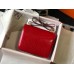 Hermes Constance 24cm Bag In Red Embossed Crocodile