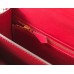 Hermes Constance 24cm Bag In Red Embossed Crocodile