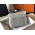 Hermes Constance 24cm Bag In Ombre Embossed Natural Lizard