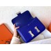 Hermes Constance 24 Handmade Bag In Blue Electric Epsom Leather