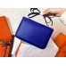 Hermes Constance 24 Handmade Bag In Blue Electric Epsom Leather