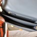 Hermes Constance 24 Handmade Bag In Blue Lin Epsom Leather